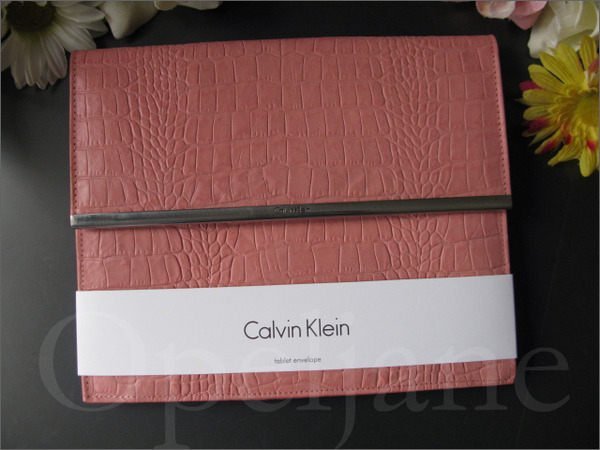 CK Calvin Klein APPLE Ipad 1 2 3 4卡文克萊真皮鱷魚皮紋保護套手拿包免運愛Coach包包