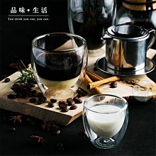 80ml 耐熱雙層玻璃杯 蛋形水杯 透明隔熱花茶杯 咖啡杯 果汁杯 啤酒杯 ※ COLOUR 歐洲生活家居 ※