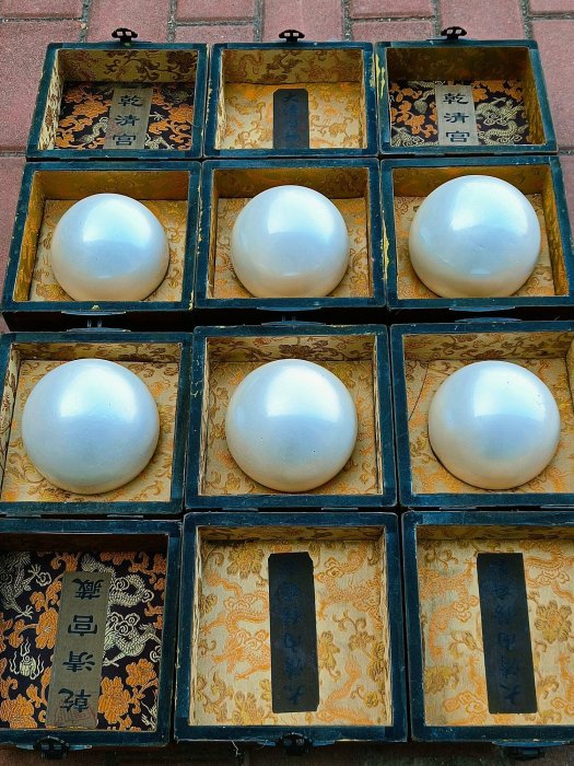 漆器木藏寶盒珍藏珍珠6盒 舊藏 古玩 收藏飾品【中华典藏】68418