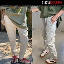 大尺碼。100%韓國空運 [ZUZUKOREA] 率性休閒  工裝綁帶縮口慢跑褲(六色)(M~3XL) 218340