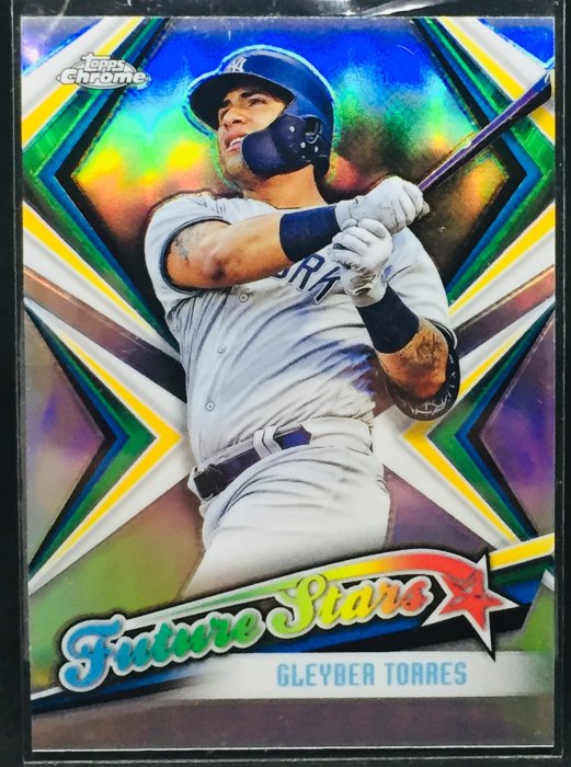 GLEYBER TORRES 2019 TOPPS CHROM 閃卡 FUTURE STARS FS-14 洋基隊