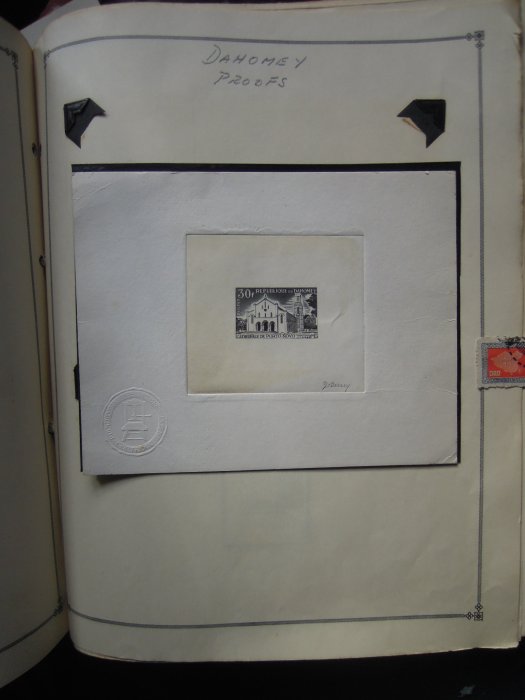 （郵行）達和美1966「波特挪伐修道院古建築」試模張(Die Proof)-發行在10張以內-郵展好素材