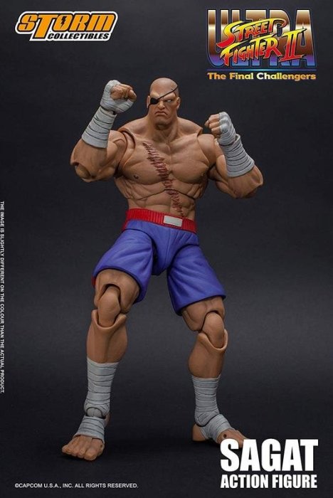 全新 Storm Toys 1/12 街頭霸王II 快打旋風2 沙加特 Sagat