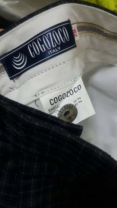 cogozoco 西裝褲 復古格紋 古著 vintage