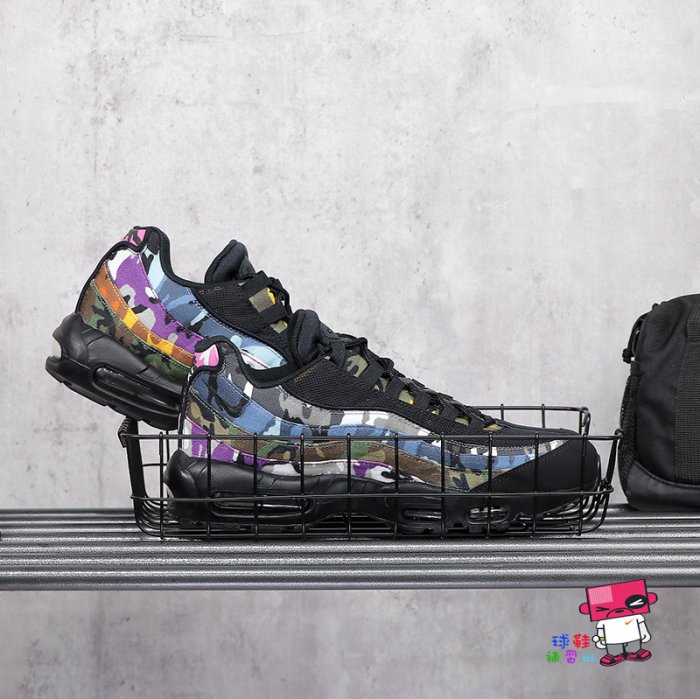 球鞋補習班NIKE AIR MAX 95 ERDL PARTY CAMO 黑彩迷彩不對稱男AR4473