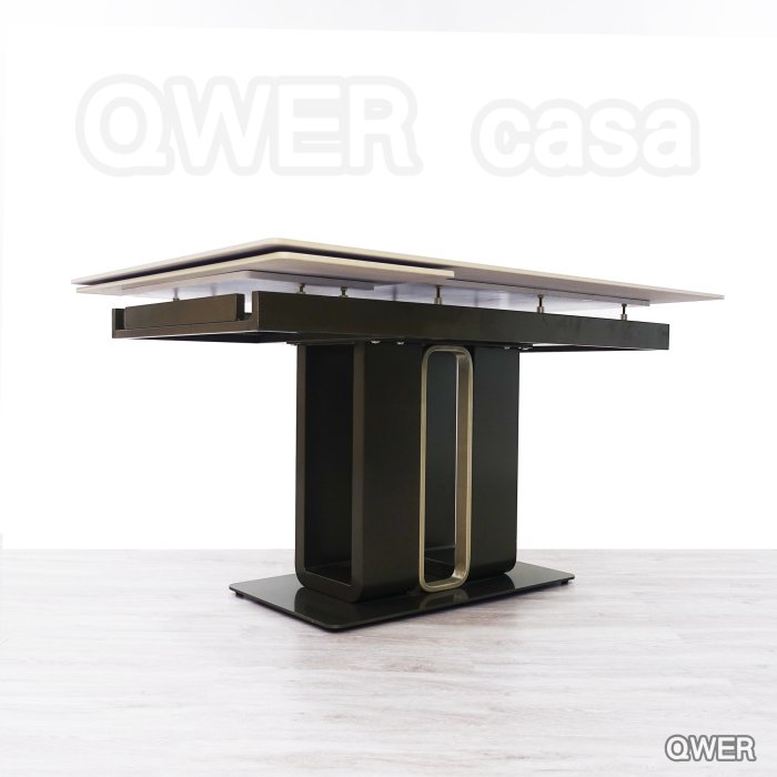 QWER CASA 訂製家具 陶板 餐桌 延伸桌 岩板伸縮桌 桌子 工作桌 會議桌 伸縮桌 陶板伸縮桌 延伸餐桌