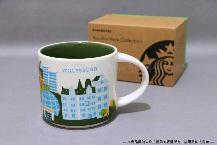 ⦿ 沃爾夫斯堡 Wolfsburg 》星巴克 STARBUCKS 城市馬克杯 咖啡杯 YAH系列 德國 414ml