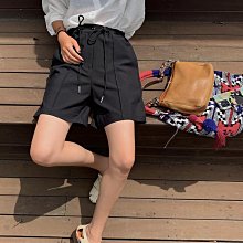 Black Market (預購)夏~高級感垂感直筒寬鬆休閒薄款寬褲西裝短褲