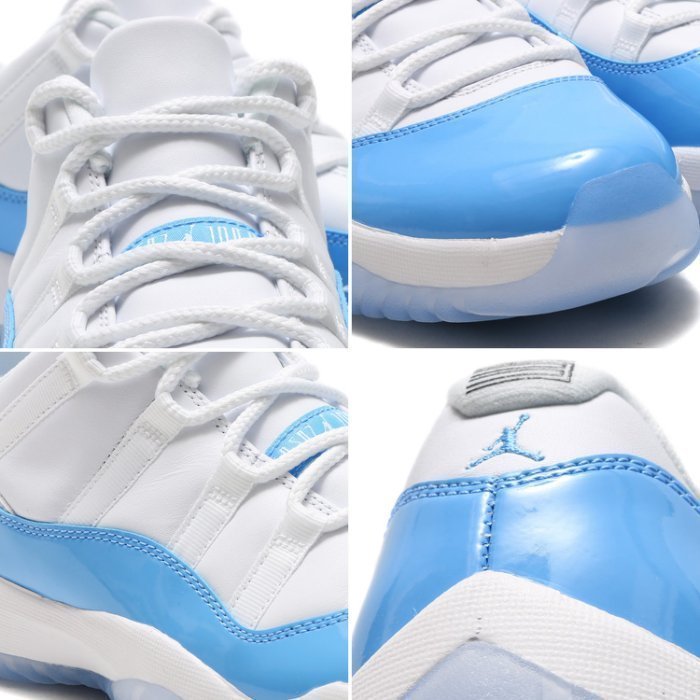 沁涼消暑，短褲穿搭首選！NIKE AIR JORDAN 11 LOW UNC 北卡藍配色528895-106