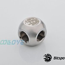 小白的生活工場*Bitspower (BP-TMB) 炫銀三通 T型接頭