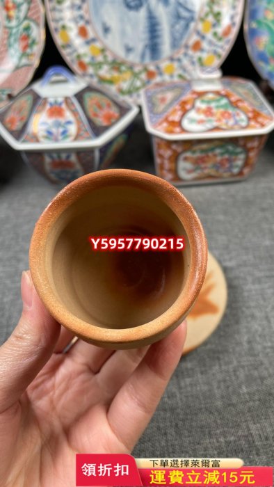 日本瓷器 備前燒咖啡杯、茶杯套組、一杯一碟、全新全品！古樸典547 瓷器 回流 茶具【中原藏寶】