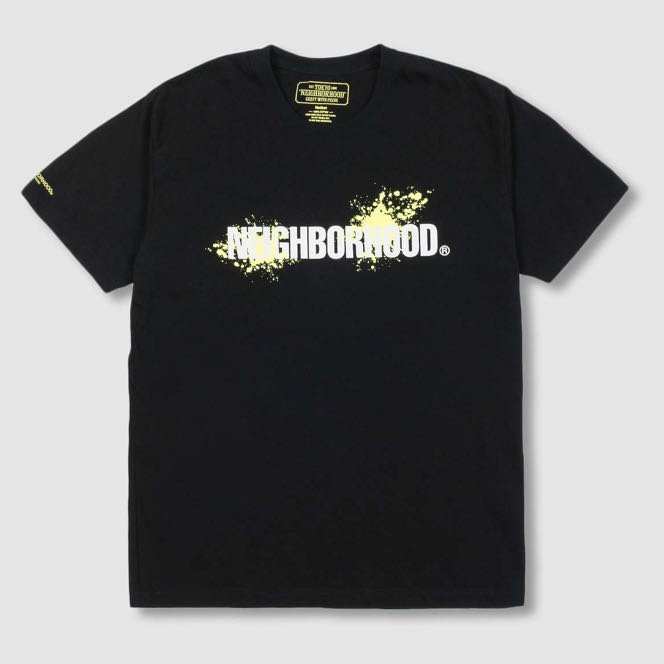 20ss Neighborhood NBHD Reign C-Tee SS 春夏最新螢光潑漆文字短Tee