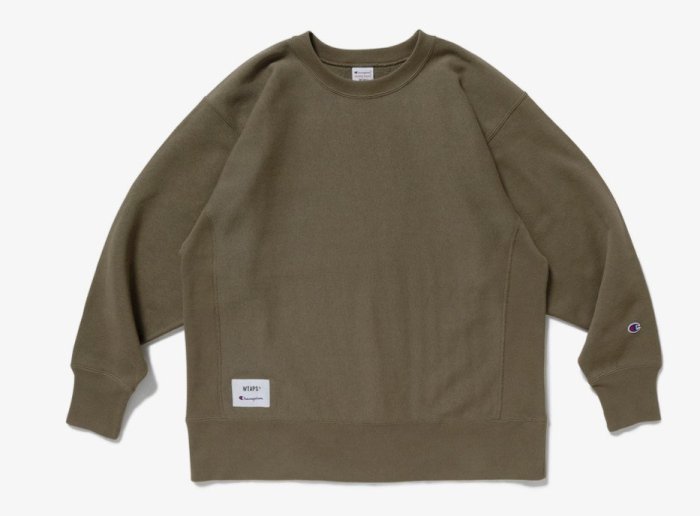 日貨代購CITY】WTAPS ACADEMY CREW NECK CHAMPION WEAVE 大學T 聯名