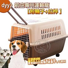 【🐱🐶培菓寵物48H出貨🐰🐹】dyy》航空專用運輸籠【附輪子+拉桿 】5號 特價2299元(限宅配)