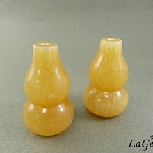 ☆寶峻晶石☆特價兩個$299~黃玉葫蘆擺飾, 可DIY成吊飾 葫蘆具有福祿的諧音象徵 招財納福的吉祥物