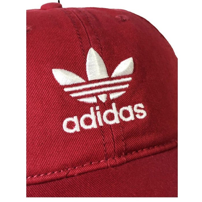 【A-KAY0】ADIDAS RELAXED STRAPBACK RED 老帽 紅白【CI7678】