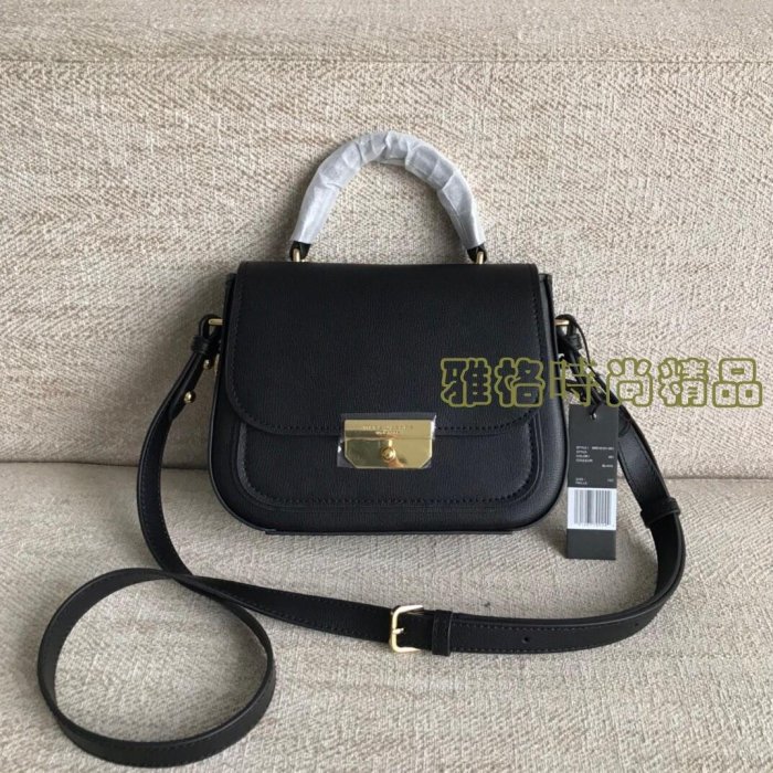 雅格精品代購 MARC JACOBS MJ 新款手提斜背 (黑)馬鞍包 美國代購