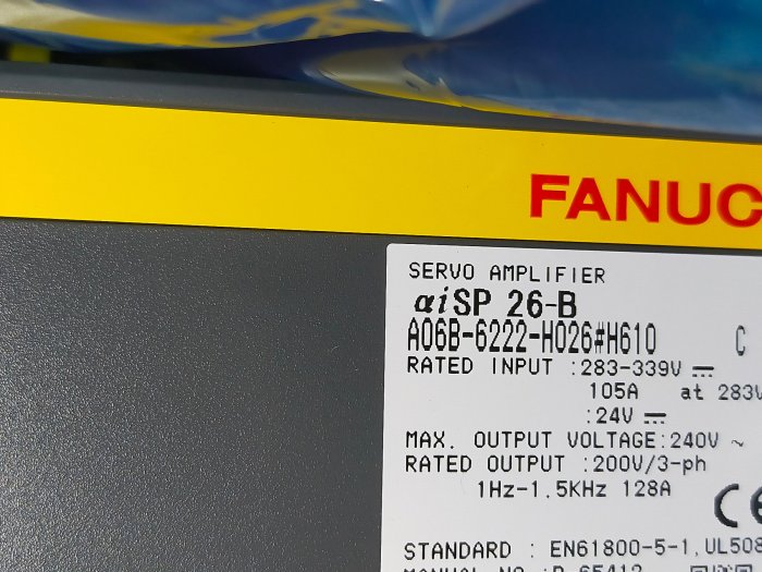 FANUC 主軸模組 SPM26 A06B-6222-H026