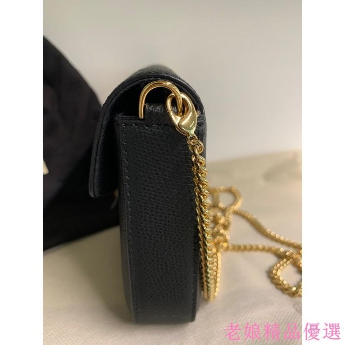 Fendi WOC 黑色 牛皮 可當 手拿包 鏈包 肩包 二用包 *比 LV更有質感*