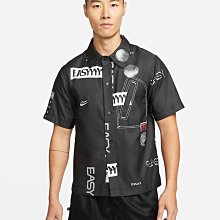 南🔥2022 11月 NIKE KD 短袖襯衫 籃球上衣 寬鬆 斜紋 刺繡 男款 黑 DO4024-010