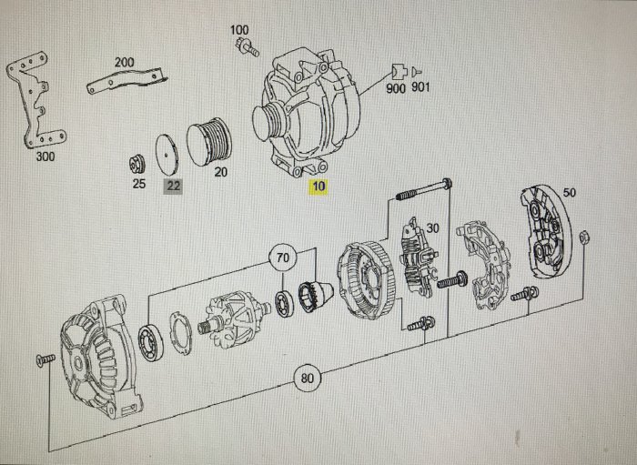 BENZ W221 M272 S400 06- 180A 發電機 日本外匯拆車只跑36777KM 0141542802