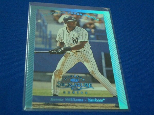 阿克漫172-76~MLB-1997年Donruss Signature限量150張Bernie Williams只有一張