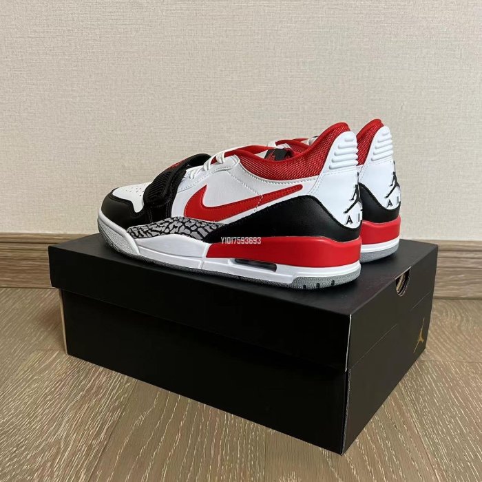 Air Jordan Legacy AJ312 白紅 芝加哥 公牛魔術貼男女慢跑鞋 CD7069-160