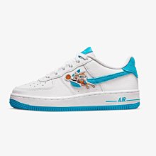 南◇2021 8月 NIKE Air Force 1 GS 運動 Dm3353-100 白藍 怪物奇兵 蘿拉兔 兔巴哥