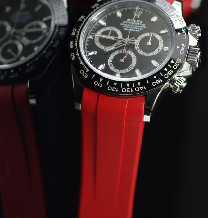 【時光鐘錶公司】Rubber B Rolex 勞力士 GMT Master 迪通拿 Daytona 新款適用款橡膠錶帶