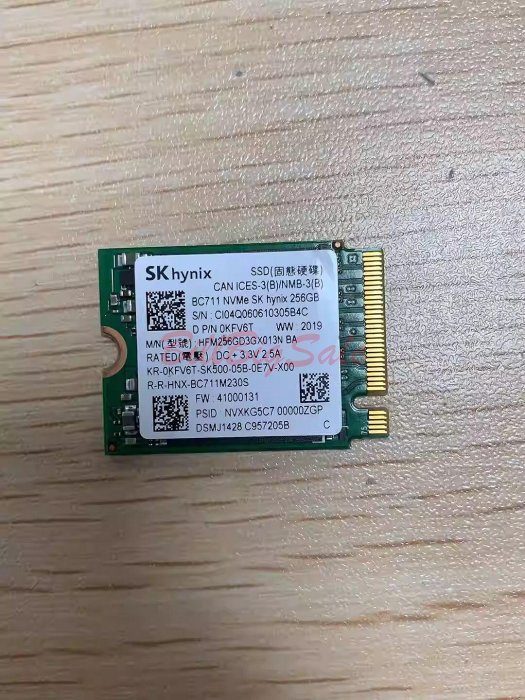 新SK Hynix(256GB M.2 2230 NVME PCIe)256G SSD固態硬碟BC511 BC711