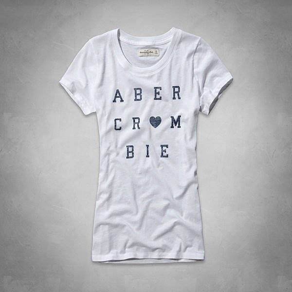 美國帶回A&F女生GRAPHIC SLUB TEE短袖T恤