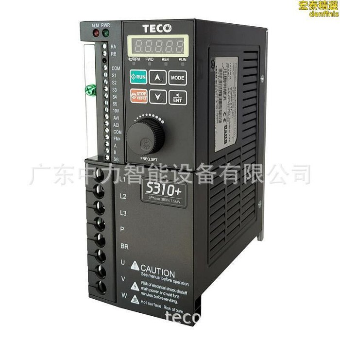 teco變頻器s310-402-h3bcdc三相380v1.5kw電機 變頻調速器