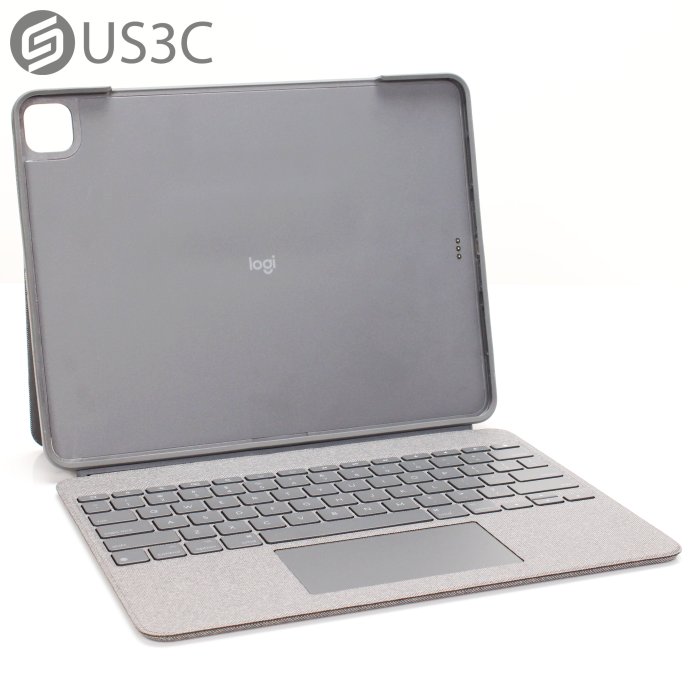 【US3C-台南店】羅技 Logitech Combo Touch YU0047 背光鍵盤保護殼 適用iPad Pro 12.9吋 5代 分離式鍵盤 二手保護套