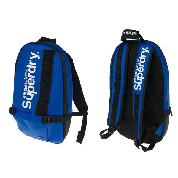 英國 極度乾燥 superdry skinny backpack bag 後背包 手提包 迷你款 休閒背包 adidas 藍色 現貨*1