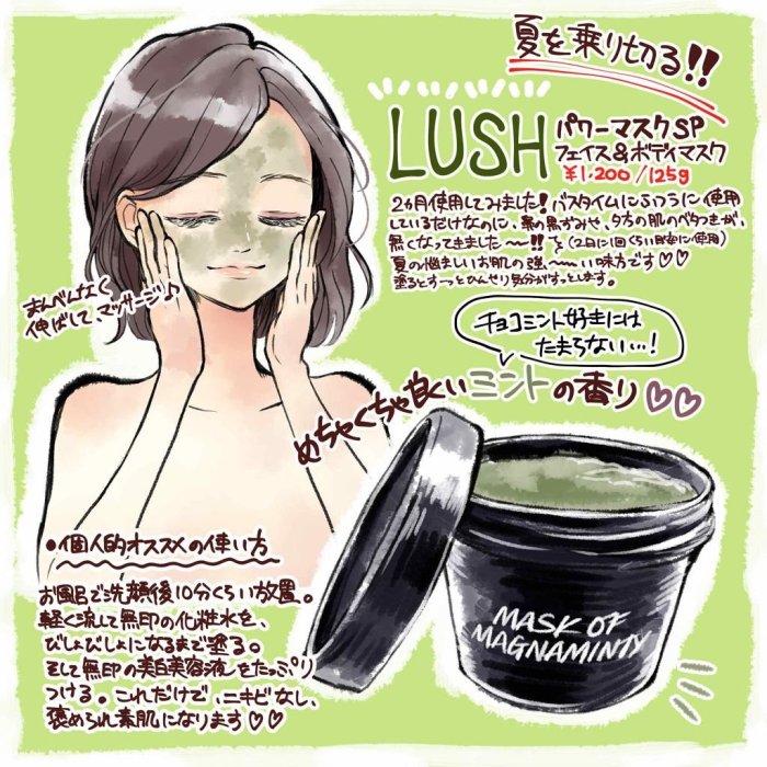 日本 Lush 薄荷清爽面膜 Mask Of Magnaminty 臉部 清潔 美容 保養【全日空】