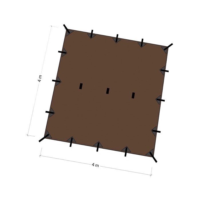 登山露營 Tarp 4x4 方形天幕.野營 天幕 天幕帳篷 bushcraft軍事露營. DD Tarp同款.原廠製作