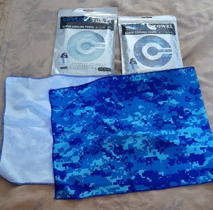 【紫晶小棧】Super Cooling Towel 涼感冰涼巾 冰巾 運動涼感毛巾 運動毛巾 (現貨2個)