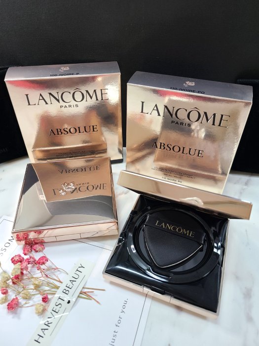 LANCOME 蘭蔻 絕對完美玫瑰氣墊粉餅13g (餅蕊+盒子) #台灣專櫃貨#  *NANA美妝*