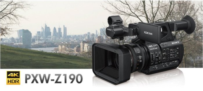 怪機絲 3期含稅 SONY PXW-Z190 廣播級 4K 專業攝影機 Z190 業務攝影機 25倍變焦 台灣公司貨