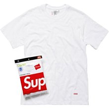 【高冠國際】SUPREME X HANES TAGLESS TEES (3 PACKS) 圓領 素T 短T 白 三件