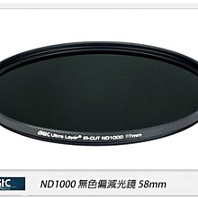 ☆閃新☆ STC ND1000 58mm 無色偏 減光鏡(58,公司貨)減光10級