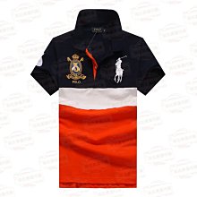 熱銷新款 Ralph Lauren 拉夫勞倫 大馬標 男款 數字3 橫條撞色 短袖POLO衫 三色 明星大牌同款