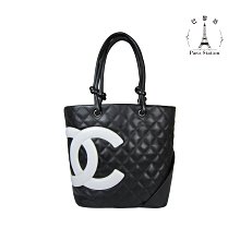 【巴黎站二手名牌專賣店】＊現貨＊CHANEL 香奈兒 真品＊ 黑色康朋雙肩包 手提包