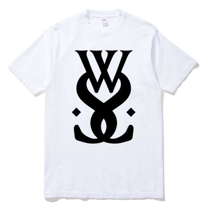 While She Sleeps Logo 當他沉睡樂團 官方 短袖T恤 白色 金屬搖滾樂團 Metal Rock