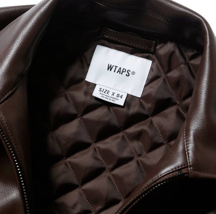 日貨代購CITY】22AW WTAPS JFW-01 JACKET SYNTHETIC X3.0 皮衣外套現貨