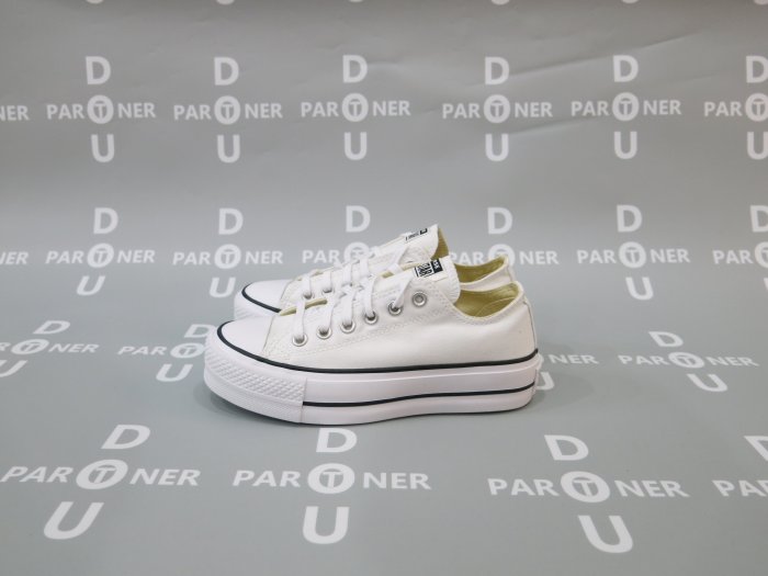 【Dou Partner】CONVERSE ALL STAR LIFT 低筒 增高厚底 女款 白色 560251C