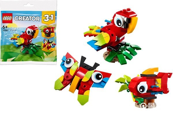 【樂GO】樂高 LEGO 30581 鸚鵡 鳥 袋裝樂高 可愛 療育 玩具 積木 禮物 生日禮物 正版樂高 全新未拆