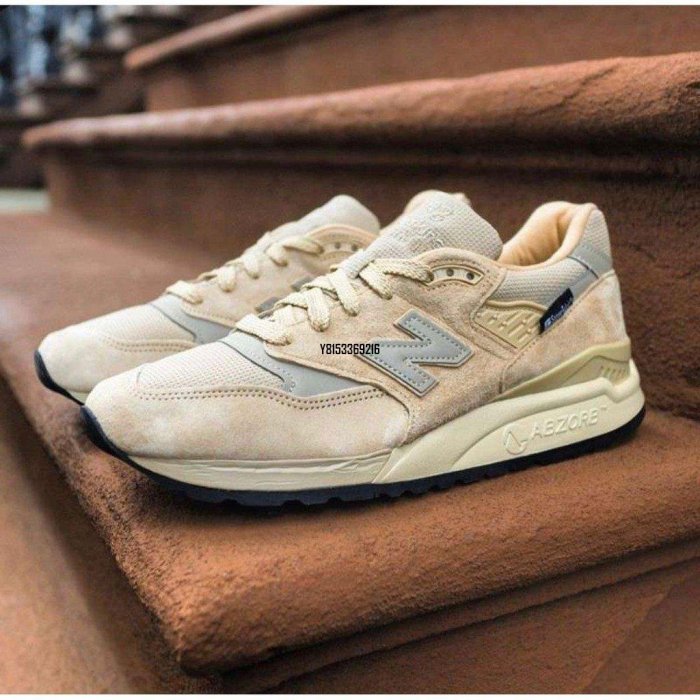 【正品】New Balance 998 新百倫 NB 黃土色 麂皮 平底 復古 慢跑休閒 男 M998BLC潮鞋