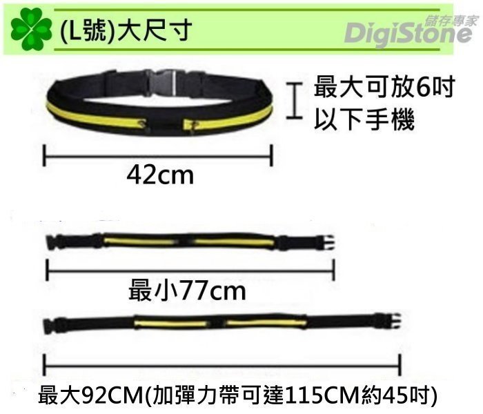 [出賣光碟] DigiStone 運動腰包 升級加大雙袋版 手機 6吋以下 隱形腰包