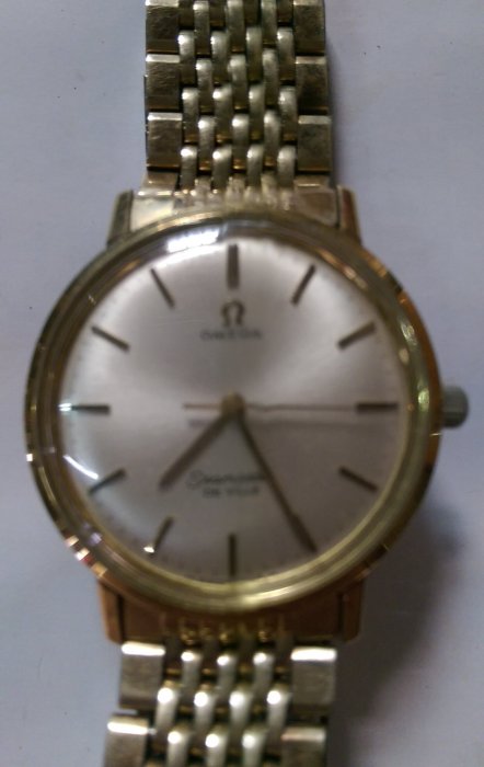 手錶OMEGA男性手錶,瑞士購入極品收藏級Seamaster,DE VILLE,waterproof90%『收藏舘』